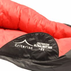 sleeping bag criterion ultralight zip retainer