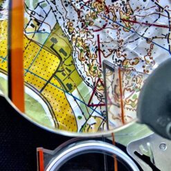 STR8 magnifier attached on the map close up