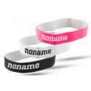 Noname headbands three colours black, white and pink. The slightly thicker, moisture-absorbing fabric helps manage sweat while staying securely in place.