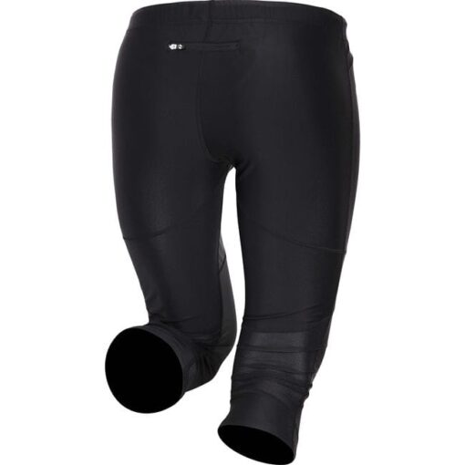 E34M_250517415_Sort_2 Trimtex Extreme 3/4 orienteering and off-road running tights back