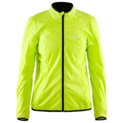 CRAFT Move Rain Jacket for women. Lightweight, windproof / waterproof jacket with taped seams and ventilation openings, Flumino