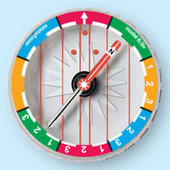 Moscow Model 8* Rainbow Elite - Recommended for the national team level orienteers, who prefer stable needle - Needle setting time: 1-1,5 sec