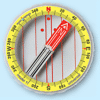 Moscow Model 11 Universal - Good value beginners compass - Needle settling time: 1.5 - 2.0 sec - Stability during running: Good