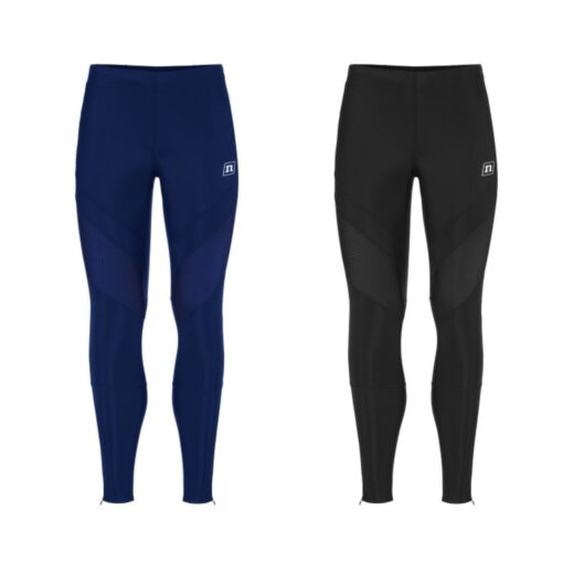 NONAME Kimera long tights unisex Noname Kimera Long orienteering and trail running tights, Unisex navy black front