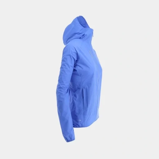 New version of Inov8 award-winning waterproof running jacket. Lightweight, race kit compliant and made with 100% recycled fabric