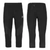 Noname Kimera capri length orienteering and trail running tights unisex black
