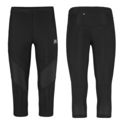 Noname Kimera capri length orienteering and trail running tights unisex black