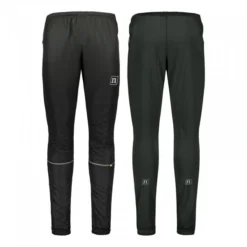 Noname Running pants - unisex, black Running and training pants with wind and water repellant micro fabric in the front and highly breathable and elastic fabric in the back