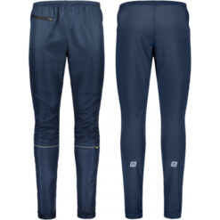 Noname training pants / running pants navy front and back view