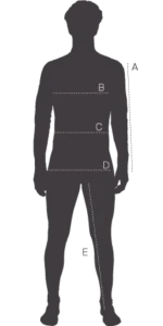 trimtex men's body measurements