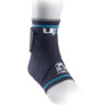 UP Medical Advance Compression Ankle Support in black Acute ankle sprains and tendonitis. Helps reduce ankle swelling. Provides moderate support for weak and unstable ankles.