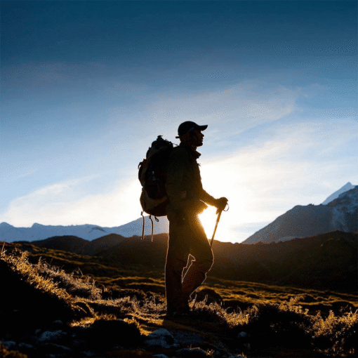 men hiking
