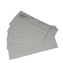 Control cards for orienteering Control cards for orienteering bundles of 100 (Single Sided, 250gsm Uncoated) Conform to BOF specification Card size: 21cm x 10cm Colour: white Material approx. 250 g paper card
