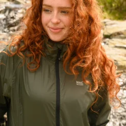 MIAS Origin Khaki Mac in a Sac - Packable Waterproof Jacket - Lightweight, packable and easily stored, Fully Taped Seams - Unisex