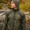 MIAS Origin 2 Khaki Mac in a Sac - Packable Waterproof Jacket - Lightweight, packable and easily stored, Fully Taped Seams - Unisex