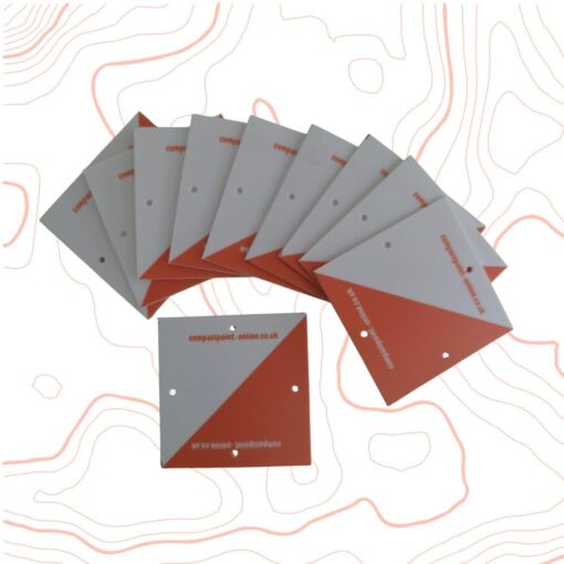 Permanent control markers for orienteering 5x5