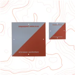 Permanent control markers for orienteering - two sizes