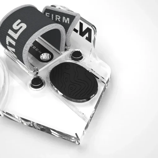 Simply slide the thumb plate on or off the baseplate