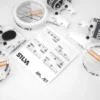 Silva ARC Jet thumb compass has Attachable scale stickers: 1:15 k, 1:10 k, 1:7.5 k, 1:4 k