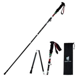 GeerTop Collapsible Trekking Pole - Lightweight, Mountain, Trek, Aluminium, Walking