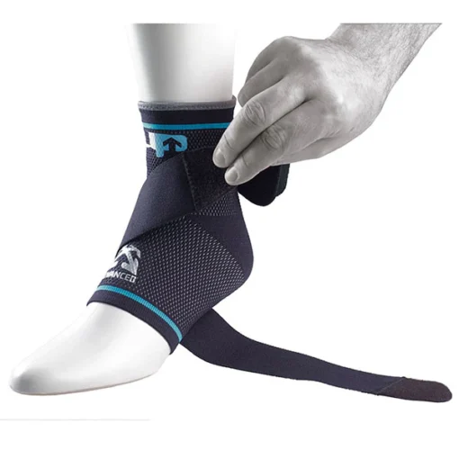 Adjustable cross-over strap, breathable, compressive 4-way stretch of the material