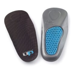 UP Gel Heel & Arch 3/4 Insole - Gel cushioning for the heel, arch and plantar fascia.