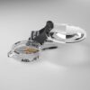 silva arc zoom c fit on silva arc jet c left hand thumb compass close up