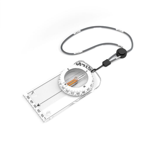 SILVA Spike Jet Classic comes with a rotatable housing with 360° graduation markings, extended orienteering lines on the baseplate and three different scale sliders