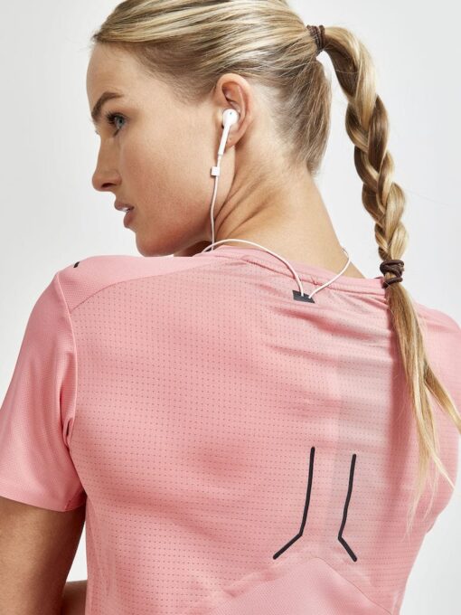CRAFT PRO Hypervent Short sleeve Tee Women's back detail closeup