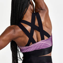 craft Core Charge Sport Top Women Closeup burgundy colour back closeup