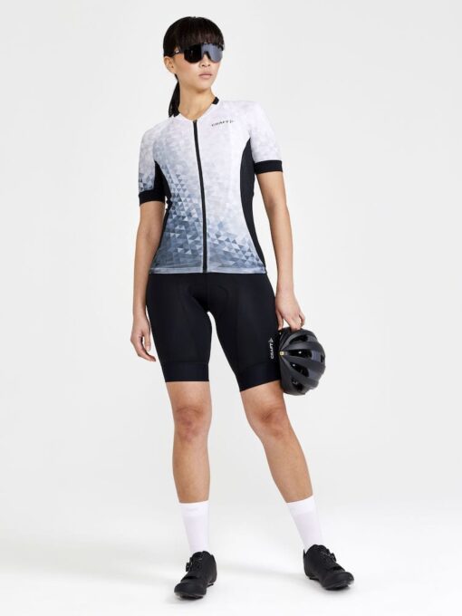 1910554-007999_Adv Endur Graphic Jersey W_Closeup5_Preview CRAFT ADV Endur Graphic Women’s Cycling Jersey – Recycled, Breathable, Performance Fit closeup