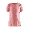 CRAFT PRO Hypervent Short Sleeve Tee a lightweight pro-grade running tee offering exceptional ventilation - coral