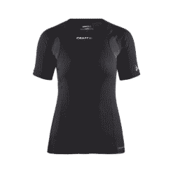 CRAFT Active Extreme X Round Neck Short Sleeve Baselayer, Women’s – high-performance baselayer tee built for racing and intense workouts in mild to cold winter conditions