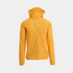 Men's INOV8 Stormshell V2 lightweight waterproof running jacket yellow