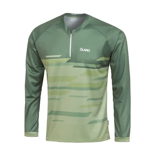 86c9a4_b0a9d77bed834172adddfe14c202389d_mv2 OLAND Energetic - Long Sleeve Shirt dark green - Running top - Made of tough but breathable fabrics - Quick Drying - unisex