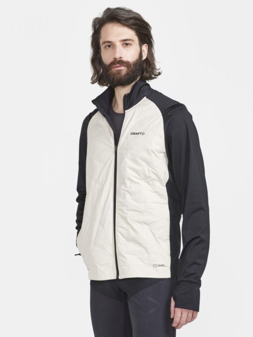 1911330-211999_ADV SubZ Jacket 2 M_Closeup1 CRAFT ADV SubZ Jacket 2 Men, ecru/black lifestyle
