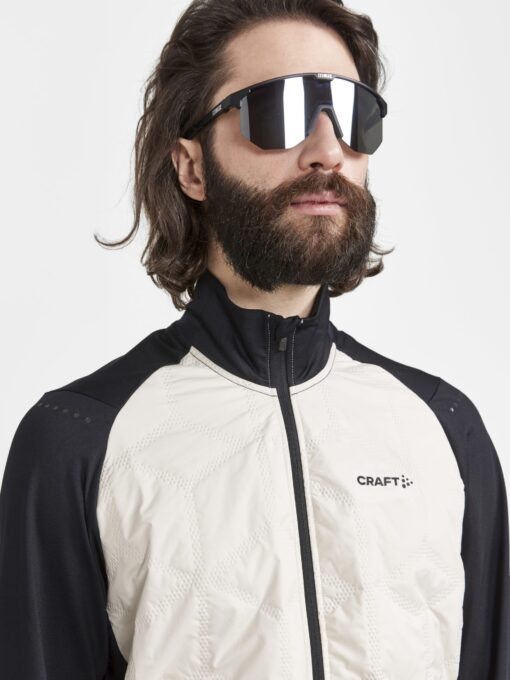 1911330-211999_ADV SubZ Jacket 2 M_Closeup3 CRAFT ADV SubZ Jacket 2 Men, ecru/black closeup