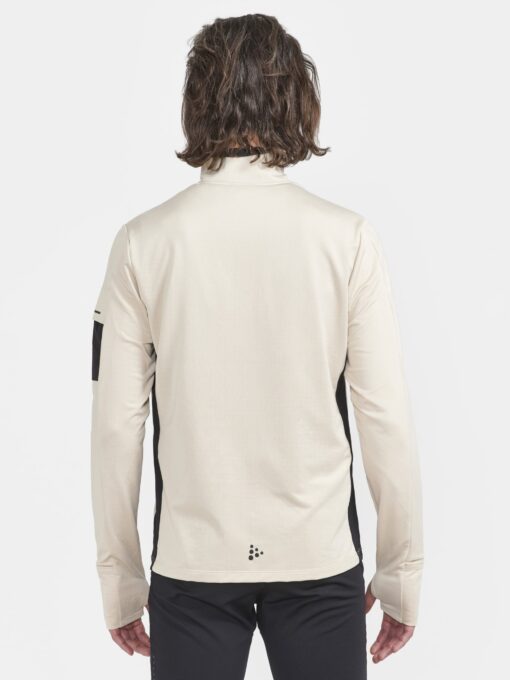 CRAFT ADV SubZ LONG SLEEVE Mens midlayer ecru back