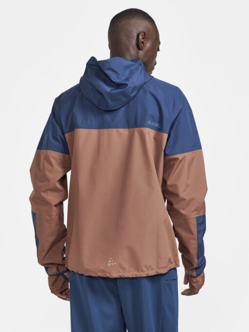 Craft Pro Trail Hydro Jacket Men tide-aztec colour back