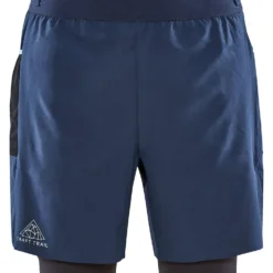 craft PRO Trail 2in1 Shorts men Front tide