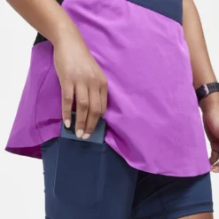 CRAFT PRO Trail 2in1 Skirt Women, cassius/tide detail
