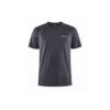 Craft ADV HiT Short Sleeve Tee Men's Slate Front View – Lightweight Breathable Running and Training T-Shirt