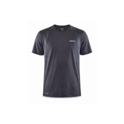Craft ADV HiT Short Sleeve Tee Men's Slate Front View – Lightweight Breathable Running and Training T-Shirt