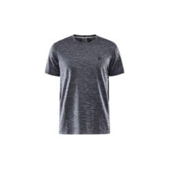 Craft Short Sleeve Tee Men lightweight training t-shirt for running, gym workouts and everyday fitness in grey front view