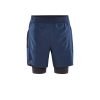 Craft PRO Trail 2-in-1 Shorts designed for trail running at the highest level colour - tide/slate