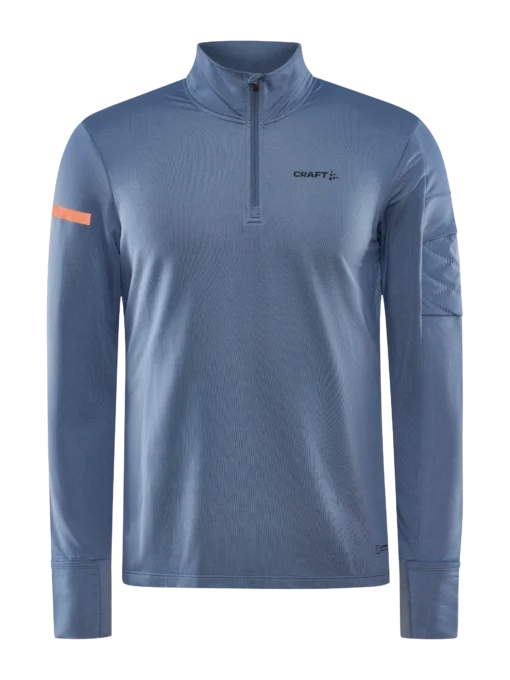 Craft ADV SubZ men's long sleeve running top black loop back breathable midlayer