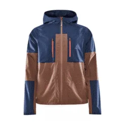 CRAFT_PROTrailHydroJacketM_Front CRAFT PRO Trail Hydro Jacket is a pro-grade running jacket engineered for high-intensity trail running in wet conditions.