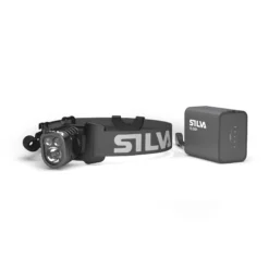SILVA Exceed 4XT headlamp main with battery beside-product