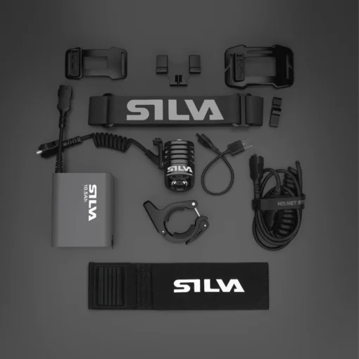 SILVA Exceed 4XT headlamp main with battery beside-product