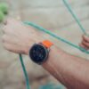 suunto vertical titanium solar canyon watch - on hand